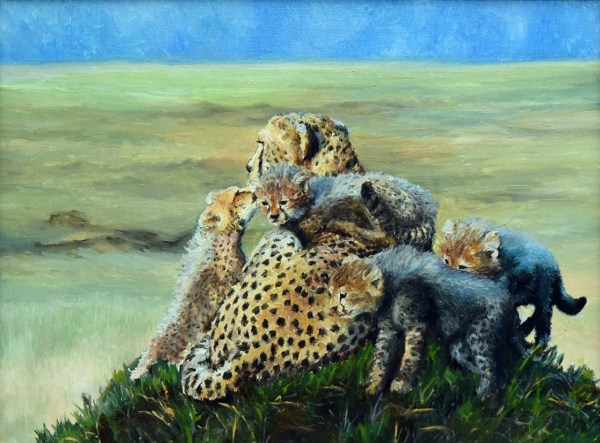 Картина «Мама» - живопись, автор Сергей Елизаров, холст, масло, 30×40 см, 2016 год