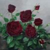 Картина «Розы» - автор Альфия Пономаренко, живопись, холст, масло, 35×40 см, 2015 год. 