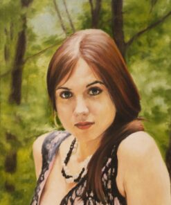 Картина «Ольга» - автор художник Сергей Елизаров, живопись, холст, масло, 40×30 см, 2016 год.