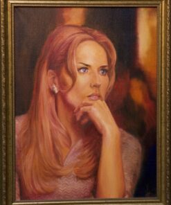 Картина «Шарон» - автор художник Сергей Елизаров, живопись, холст, масло, 40×30 см, 2015 год. В багетной раме