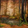 Картина «Арденский лес» - автор художник Сергей Елизаров, живопись, двп, масло, 50×70 см, 2018 год.