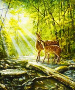 Картина «Солнечное утро» - автор художник Сергей Елизаров, живопись, холст, масло, 40×50 см, 2019 год.