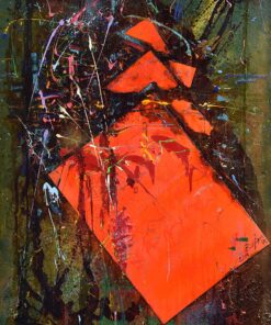 Картина «Мрак и Ярость» - автор художник Николай Закрытный, живопись, холст, масло, 153х100 см, 2019 год.