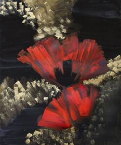 Картина «Красные цветы» - художник Ксения Соколова